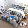 Manchester City Themed Bedding Bedding Duvet Cover Set Duvet Cover Pillowcases Home Decor (1 * Duvet Cover 2 * Pillowcases, Without Duvet Insert)