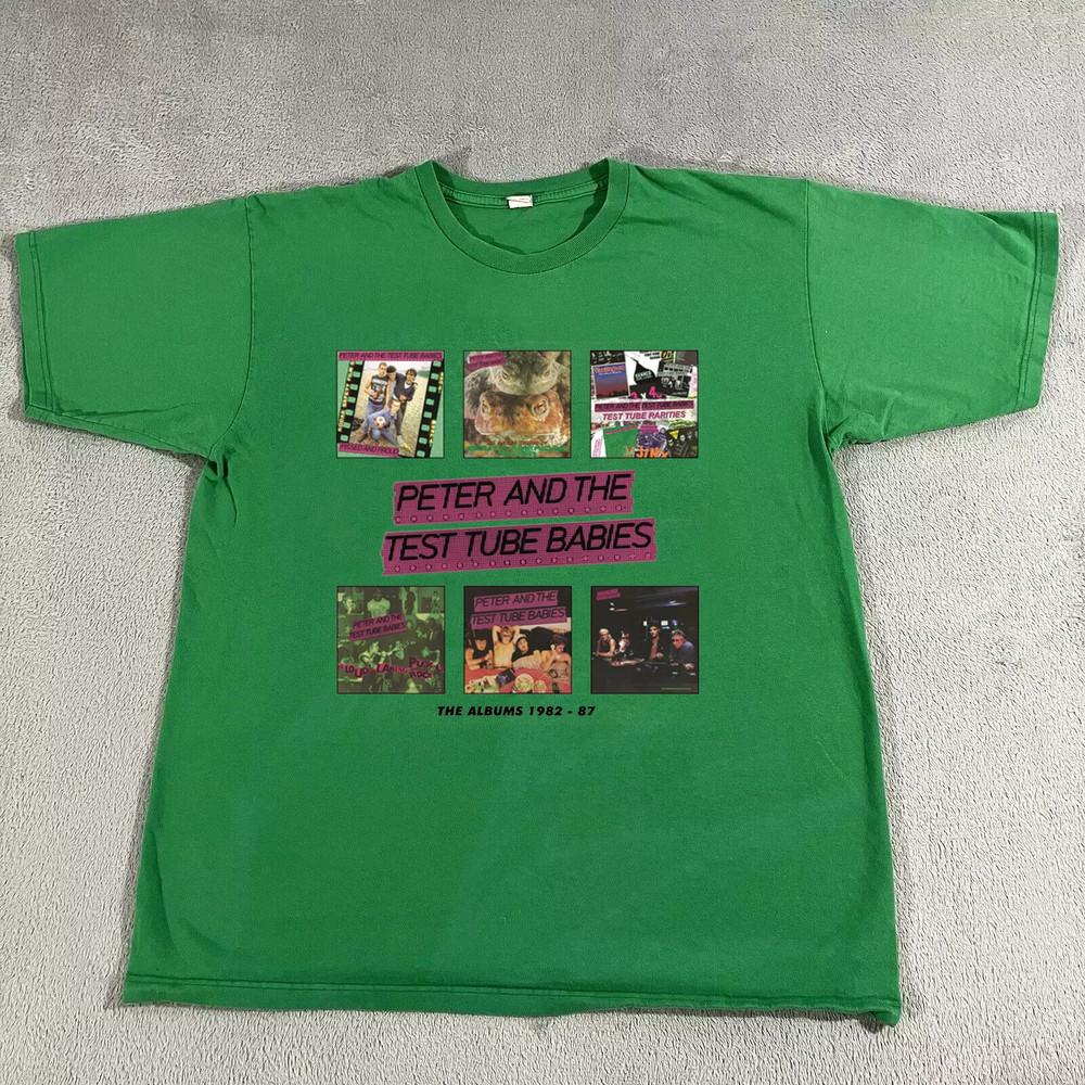 Peter and the Test Tube Babies The Albums 1982-87 T SHIRT FULL SIZE S-5XL Unisex T-Shirt S