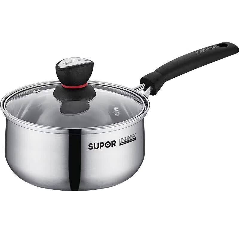 

Supor Little Red Circle Stainless Steel Soup & Milk Pot