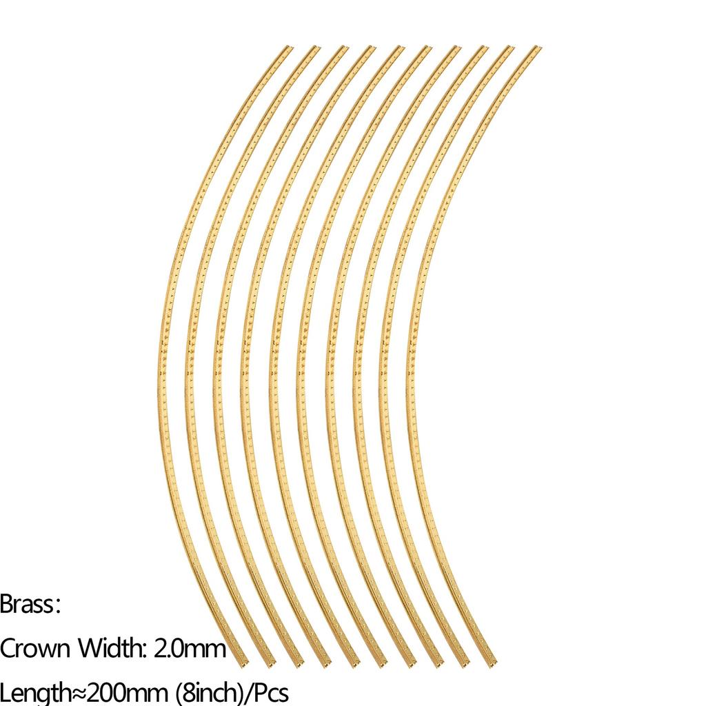 Pack of 10, 200mm Guitar Fret Wire Luthier's Tools Guitar Fret Wire
