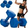 Set of Dumbbells Bitumen Dumbbells Weights For Exercise Fitness Gym 2X 4Kg