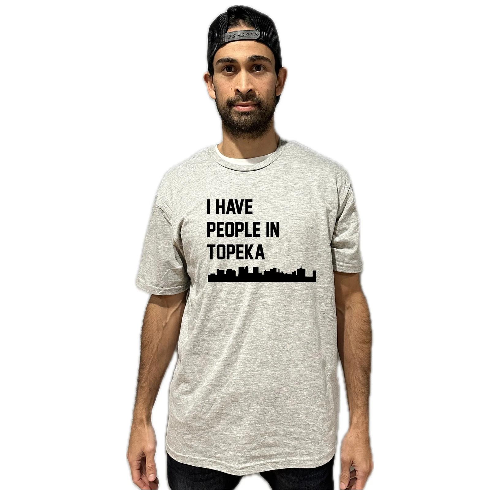I Have People In Topeka Kansas Skyline T-Shirt S
