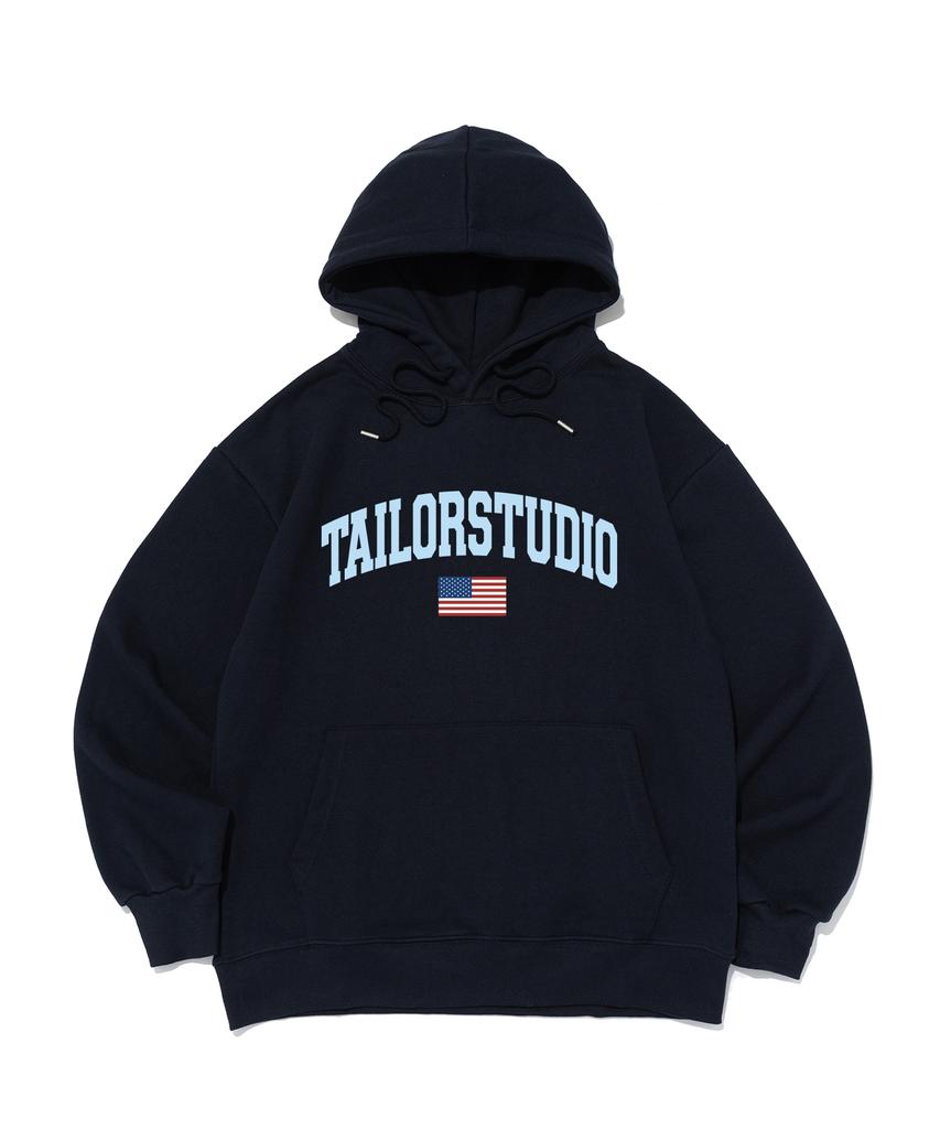 Flag Logo Hoodie (Navy)