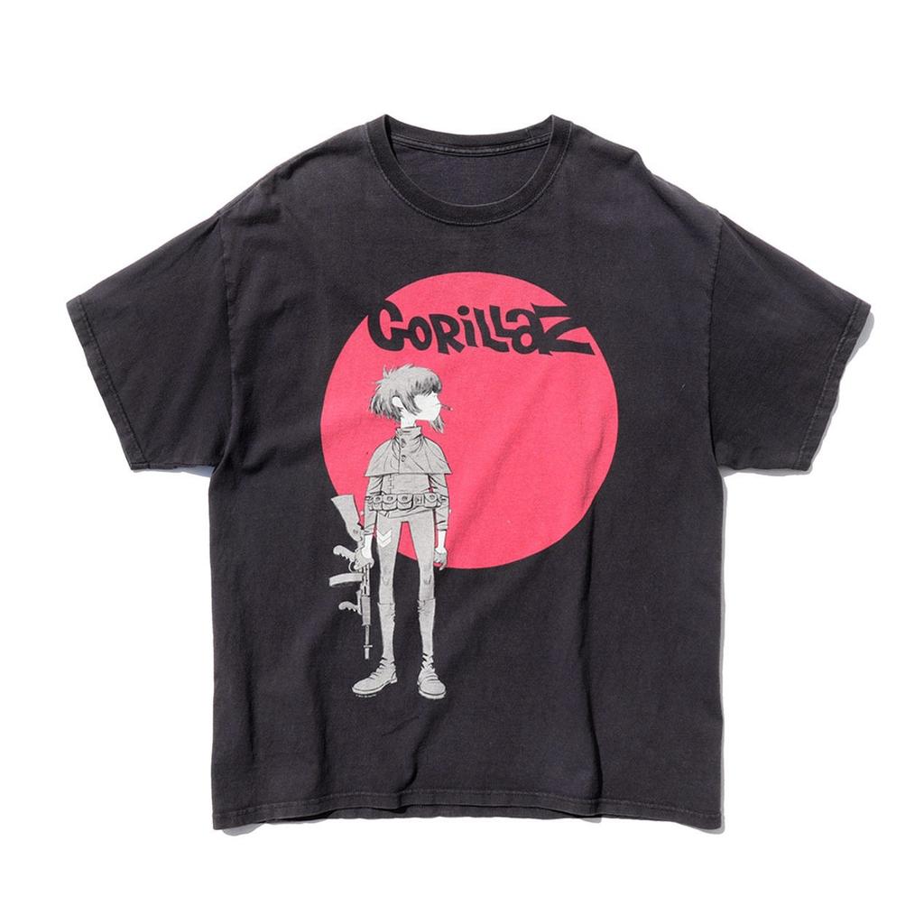 2026 British Virtual Band Gorillaz Street Kids American Retro Oversized High Street Vintage Tshirt