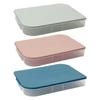 Stackable Plastic Case Food Preservation Tray with Lid Multi - Layer Refrigerator Dumplings Box Kitchen Storage Organizer
