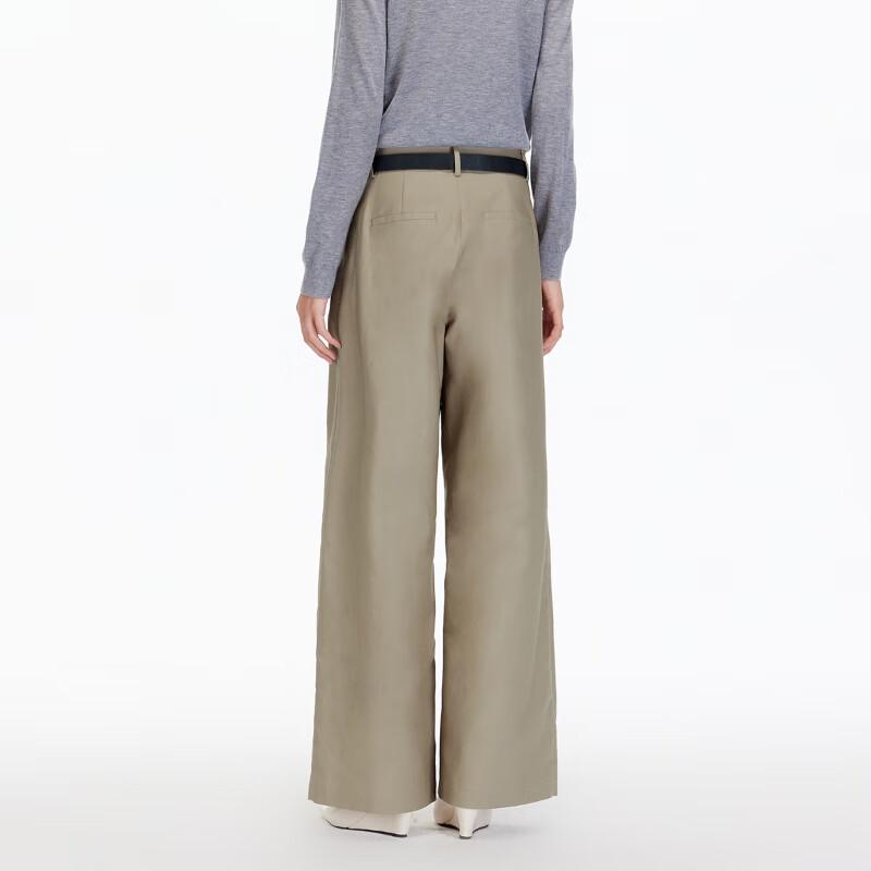 VEROMODA 2025 Autumn Cotton Belted Loose Fit Carrot Pants