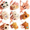 Plush Cartoon Keychain Pendant - Cute Doll Accessories for Bags and Gifts