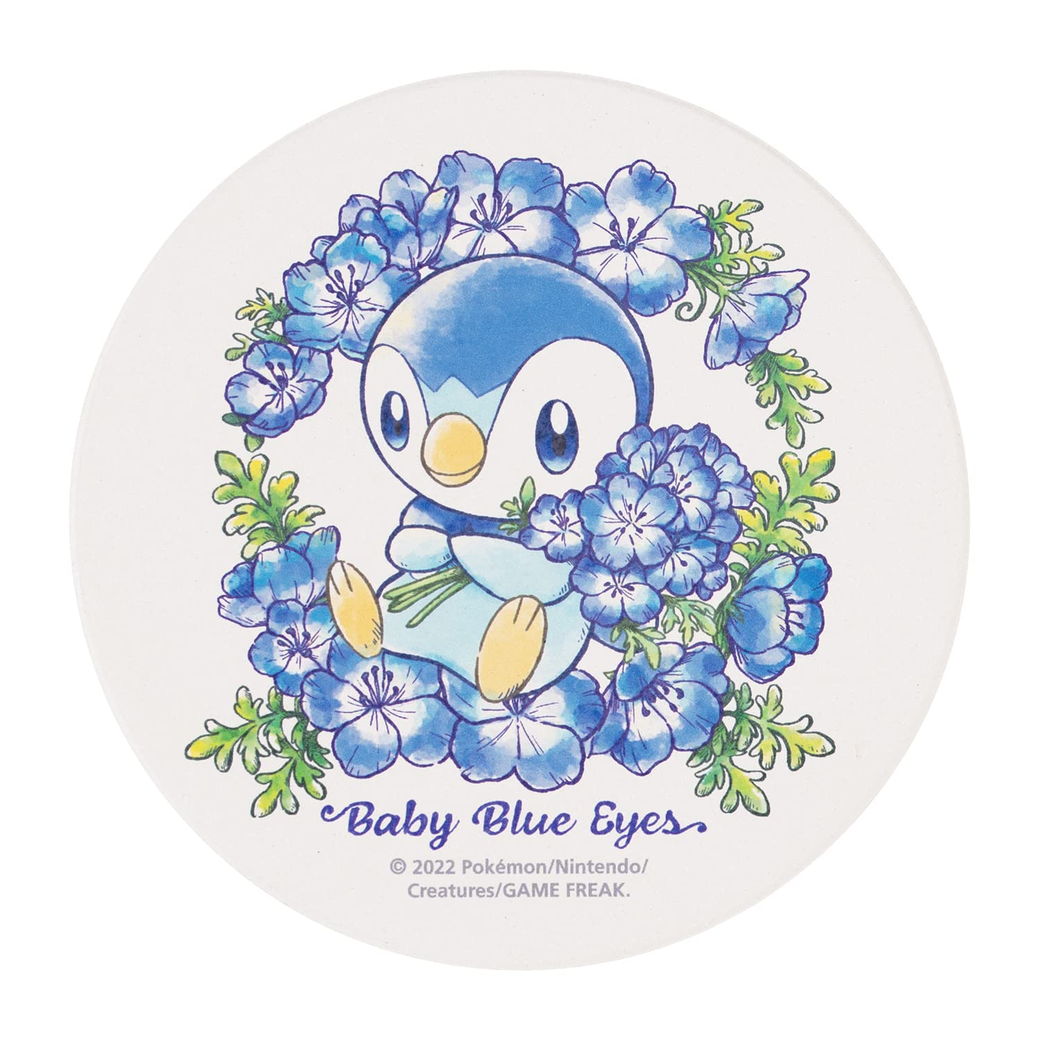 

Pokemon Center Original Water Absorption Coaster with Dolomite Baby Blue Eyes