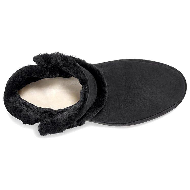 UGG Classic Mini Spill Seam Blvd Snow Boots Black Women's 1108145-BLK