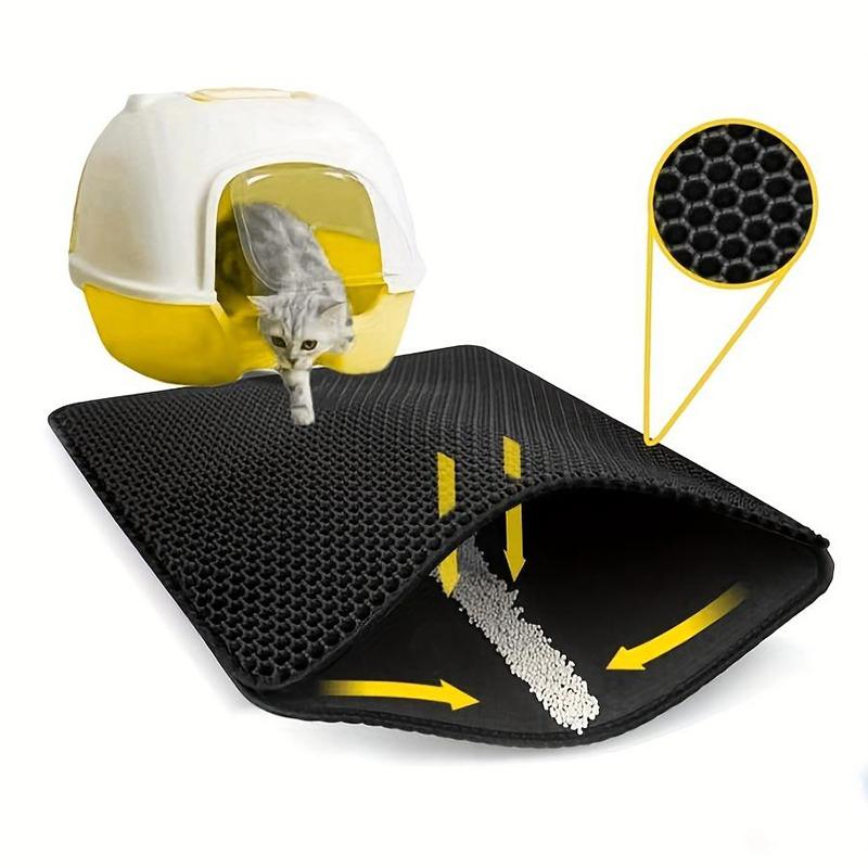 Cat Litter Mat Pet Toilet Waterproof Double Layer Pet Litter Box Mat Non Slip Sand Cat Washable Mat Clean Pad Pet Clean Supplies
