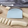 1PCS Multifunctional Plastic Scraper Baking Double Scale Trapezoidal Cutting Knife Household Pp Flour Dough Rice Noodle Cutting Knife