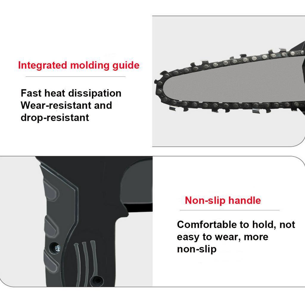 24V 1680W Electric Saw Chainsaw Mini Portable One-Hand Saw Wood Cutters Bracket Brushless Motor with 1 Batterys