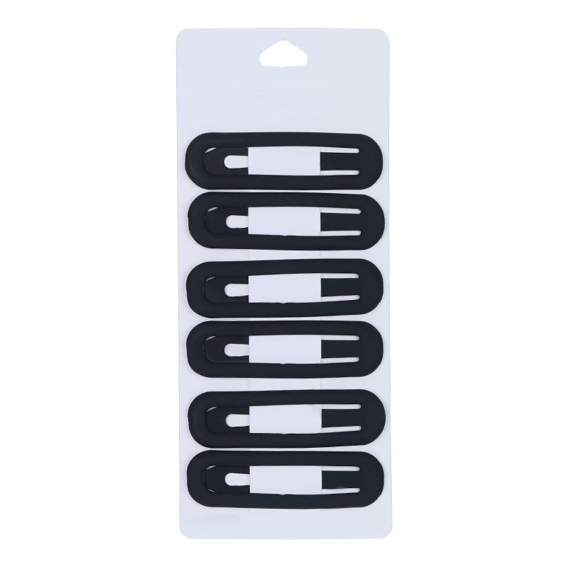 Color Levels Clip Oval Rubber Paint Broken Hairpin Frosted Texture Bb Clip Clip Hairpin Hair Accessories