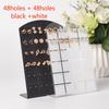2pcs Fashion Portable Earrings Ear Studs Holder Plastic Jewelry Display Holders Earring Showcase Organizer Stand Storage Rack
