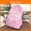 Print Cute Cloud Backpack Breathable Oxford Material Ergonomic Straps Shoulder
