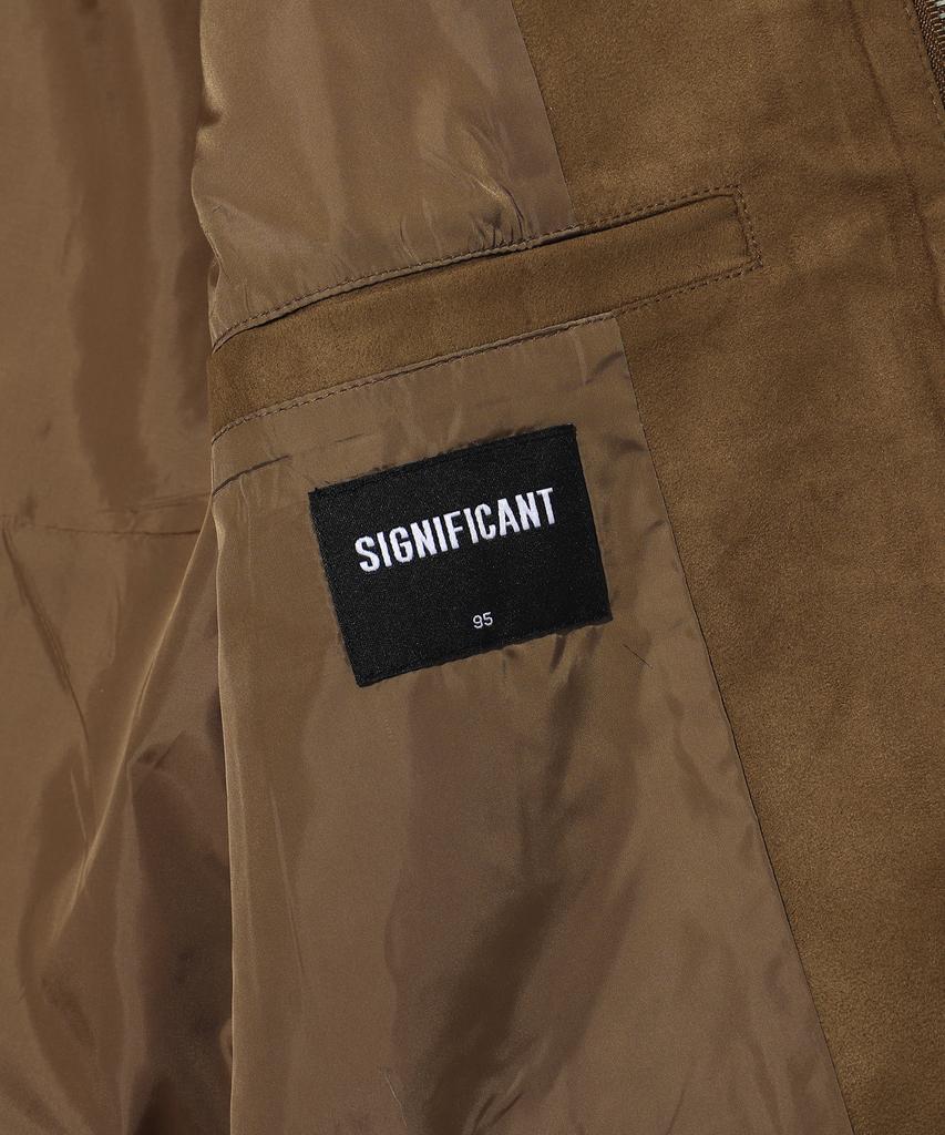 Significant Suede Incision Blouson Jacket Lq1Ju011_Brown