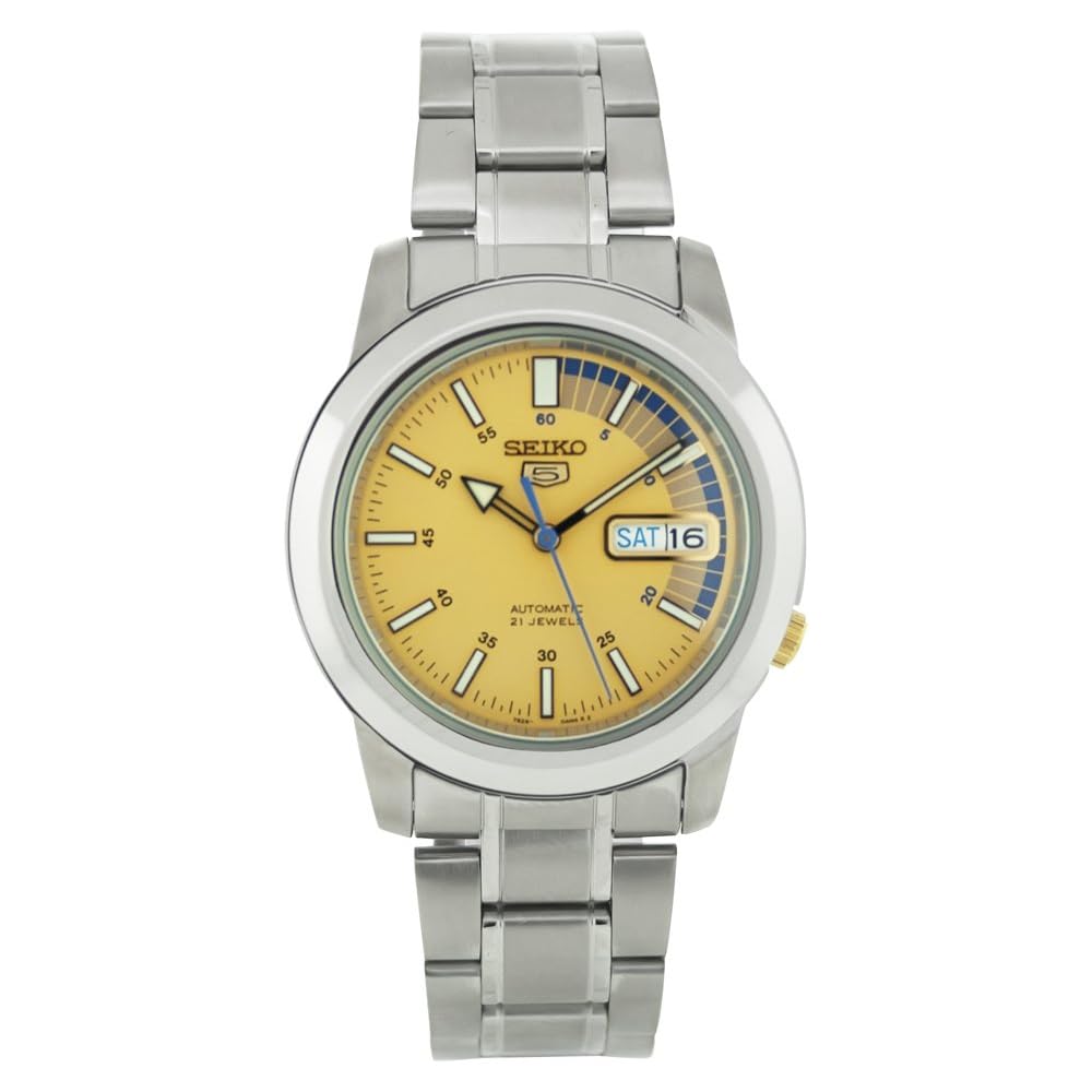 Seiko Automatic Men s Watch SNKK29K1 Stainless Steel Water Resistant 21 Jewels