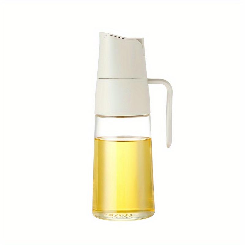 1 Pc Leak-proof Glass Oil Bottle Automatic Opening Closing for Soy Sauce Vinegar Seasoning Kitchen Essential Oil Can140