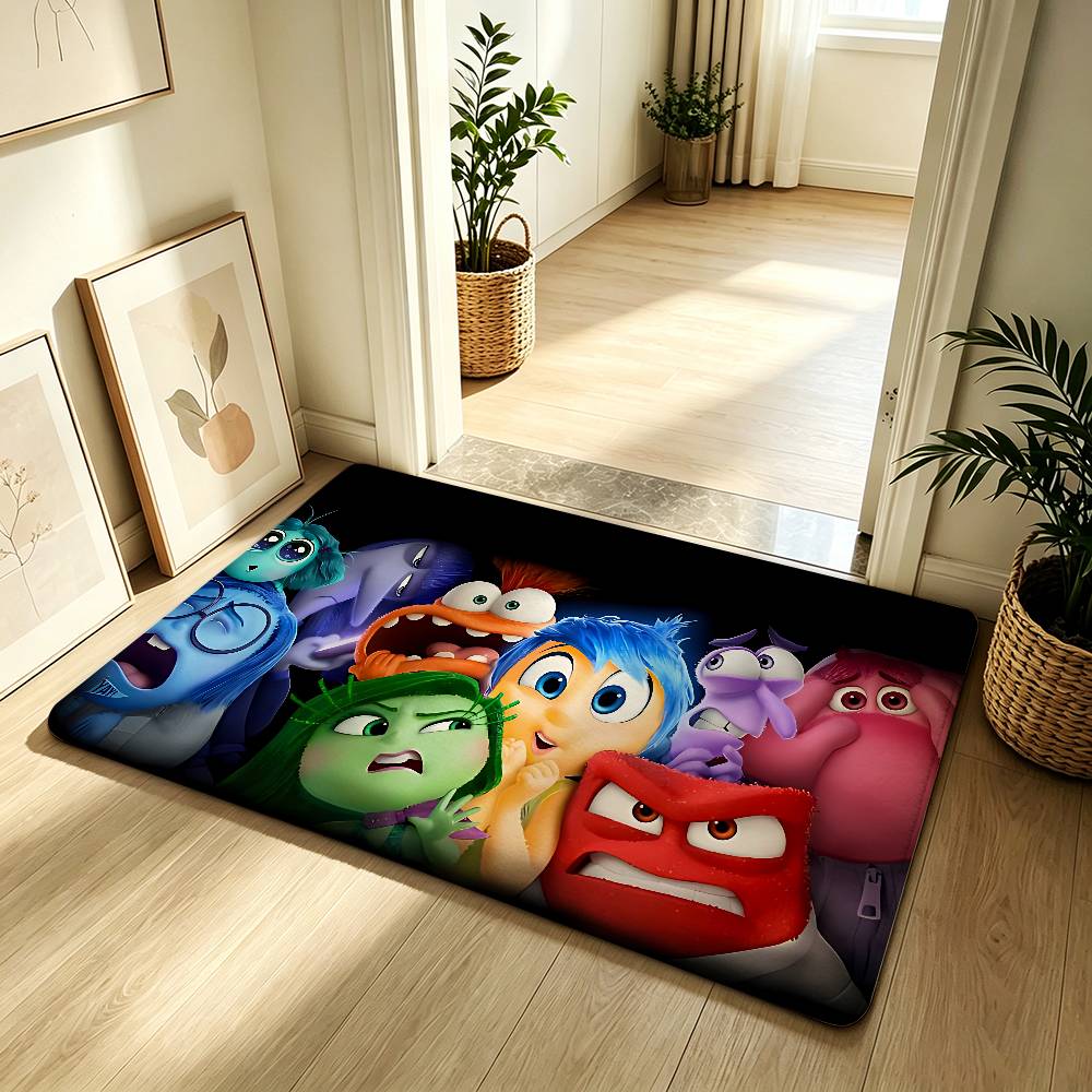 Cute I-inside Out Carpet Bathroom Anti-slip Mat Door Mat Home Decoration Mat Entrance Door Mat Scratch-resistant Door Mat