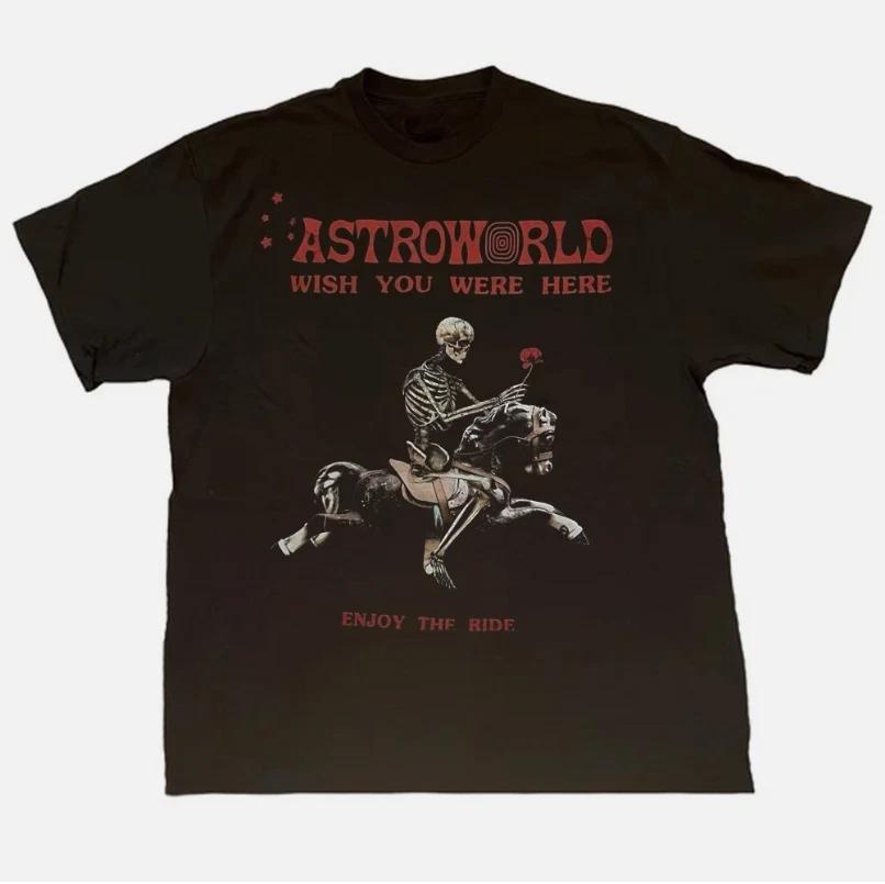

Футболка Astroworld Scott Merch Wish You Were Here Enjoy The Ride L