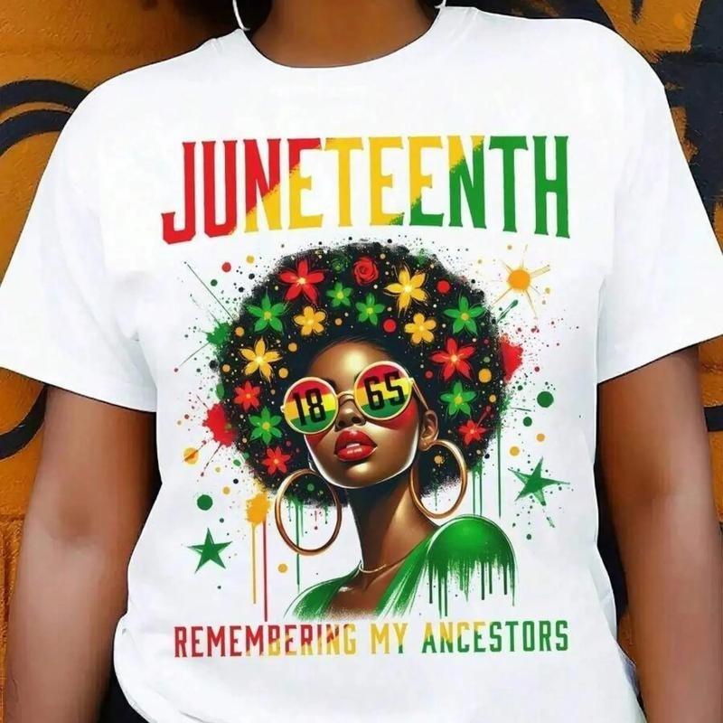 Stylish and Versatile Juneteenth 1865 Women s T-Shirts: Essential Spring and Su XL