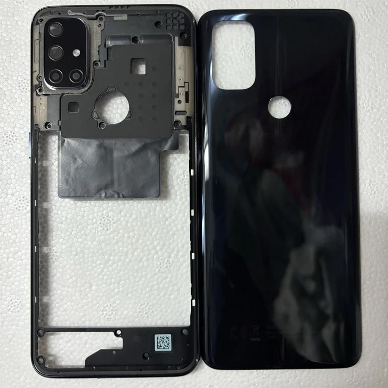 BANERYPAK parts For OnePlus Nord N10 5G BE2025 Phone Housing Middle Frame Cover+Battery Back Cover Repair parts