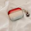 Ins Gradual Change Red Smudge Earphone Case Protective Cover for AirPods 1/1/1/1/pro/pro1 Generation Earphone Cover