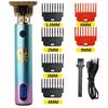 Hair Clipper Professional Cutter High Power Vintage T9 USB Hair Cutting Machine Trimmer for Men Cordless Beard Trimmer Barber
