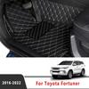 Car Floor Mats For Toyota Fortuner     2018 2017 2016 (5 seats) Auto Accessories Leather Carpet Interior Parts