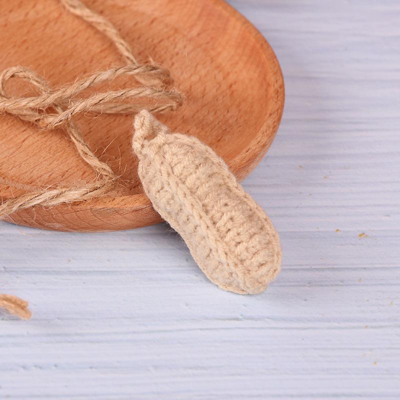 Charming Crochet Fruit Keychain: Persimmon & Strawberry Wool Pendants