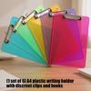 Ergonomic A4 Size Clipboard With Enhanced Grip Surfaces And Strong Clamp Perfect For Filing Documents Or Taking Note