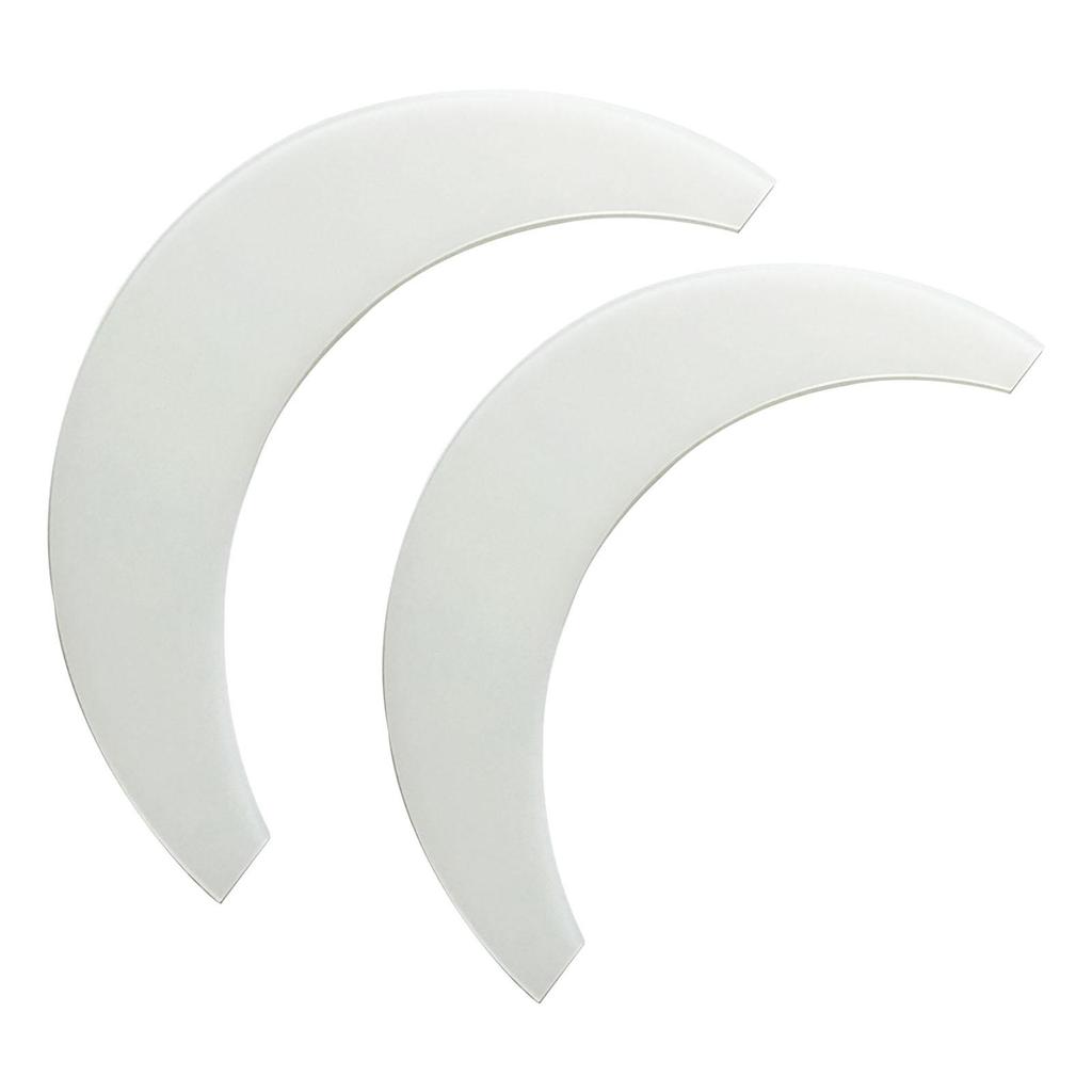 2Pcs Quilting Ruler Clear Acrylic Templates for Sewing and Quilting, Fabric or Other
