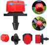 500/50PCS 4/7mm Garden Irrigation Nozzle Adjustable Dripper Sprinkler Emitter Micro Drip Balcony Yard Greenhouse Watering Spray