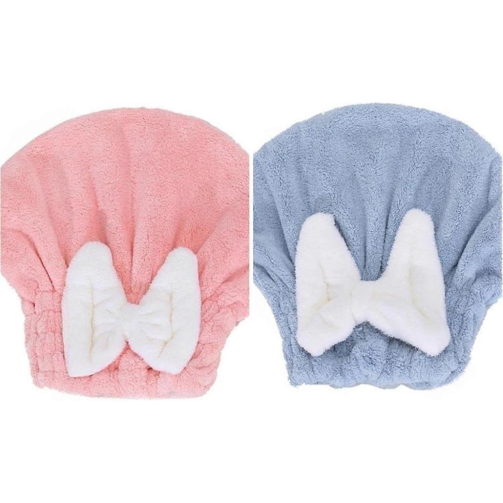 Super Absorbent Hair Towel Wrap for Wet Hair, Microfiber Hair Drying Caps Soft