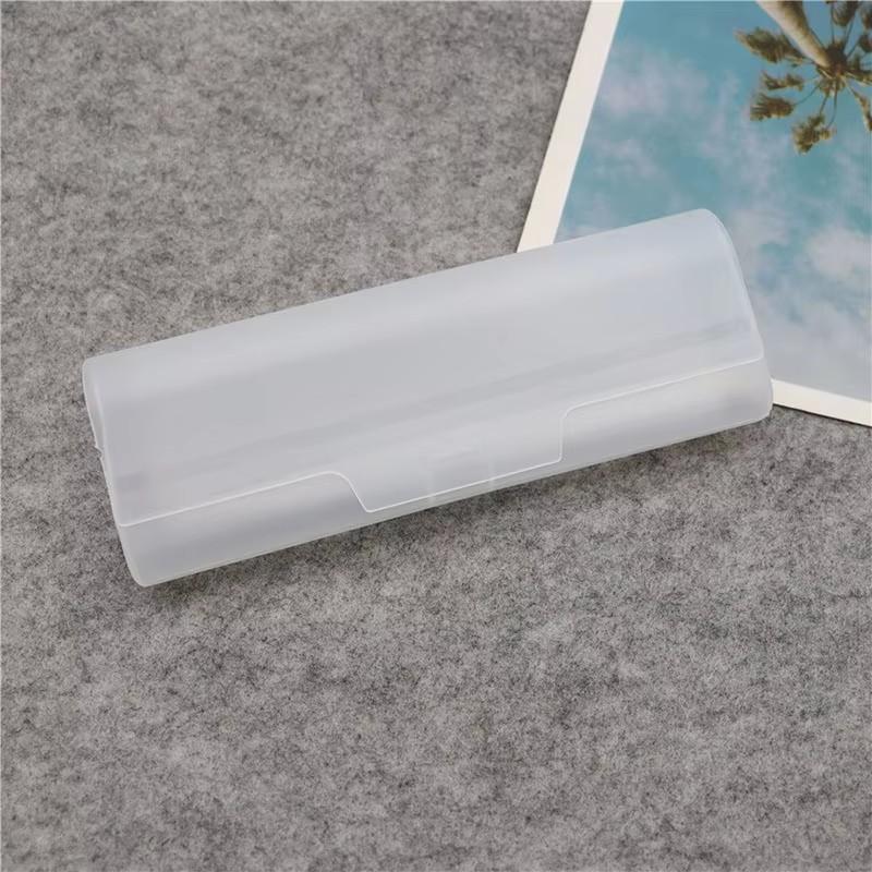 Transparent Plastic Sunglasses Case for Glasses Hard Sun Galsses Case Protector Box Students Reading Glasses Case Box Portable