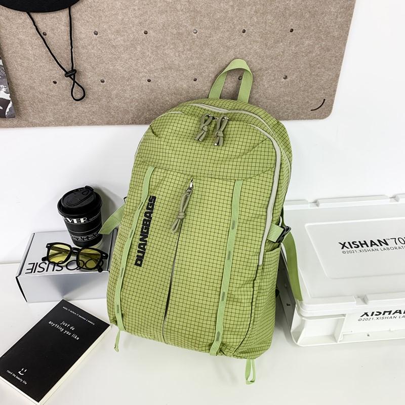 Damen Leichter Rucksack Herren Großer Rucksack Studenten Karorucksack