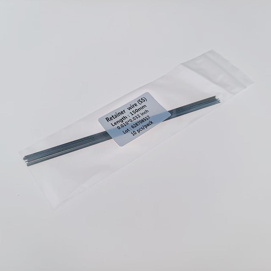 

10 Pcs Orthodontic Lingual Retainer Wires Dental Stainless Steel Lingual Wires 0.032 inch