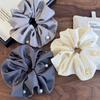 Retro Pearl Satin Hair Scrunchies Headband Women Temperament Hair Rope Rubber Band Spring/summer Fashion Female Hair Accessories