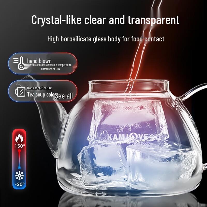 Jinzhao Heat-Resistant Glass Teapot with Infuser