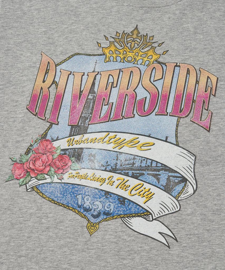 URBANDTYPE Riverside City T-Shirt_Melange Gray