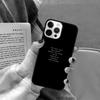 Aesthetic Minimal Quotes Phone Case Cover for iPhone 17 Air 16 16e 15 13 14 11 12 Pro Max Plus  coque fundas Shell