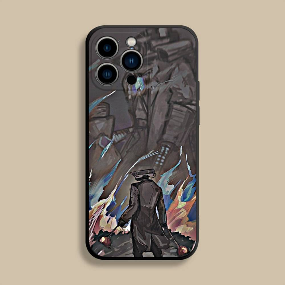 S-Skibidi T-Toilet (1) Phone Case For iPhone 17,16,15,14,13,12,Pro,Max,Plus,E,SE4,Air,Mini Black Soft Cover
