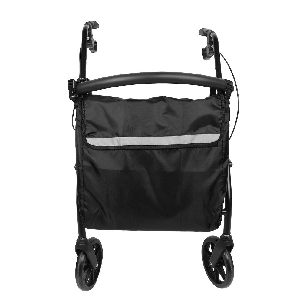 Bärväska för elrullstol Förvaringsväska Organizer Tillbehör för rullstol(Svart)