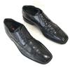 Lloyd Leather Swirl Moc Dress Shoes Black Size 43 9F 27.5cm Made in Germany(USED)