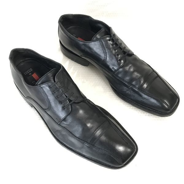 Lloyd Leather Swirl Moc Dress Shoes Black Size 43 9F 27.5cm Made in Germany(USED)