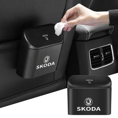Coș de gunoi pentru mașină Cutie de depozitare suspendată Pentru Skoda Octavia A5 Superb Vechi Febia Roomster 2013 2005-2008 Rapid Roomster Kodiaq Yeti