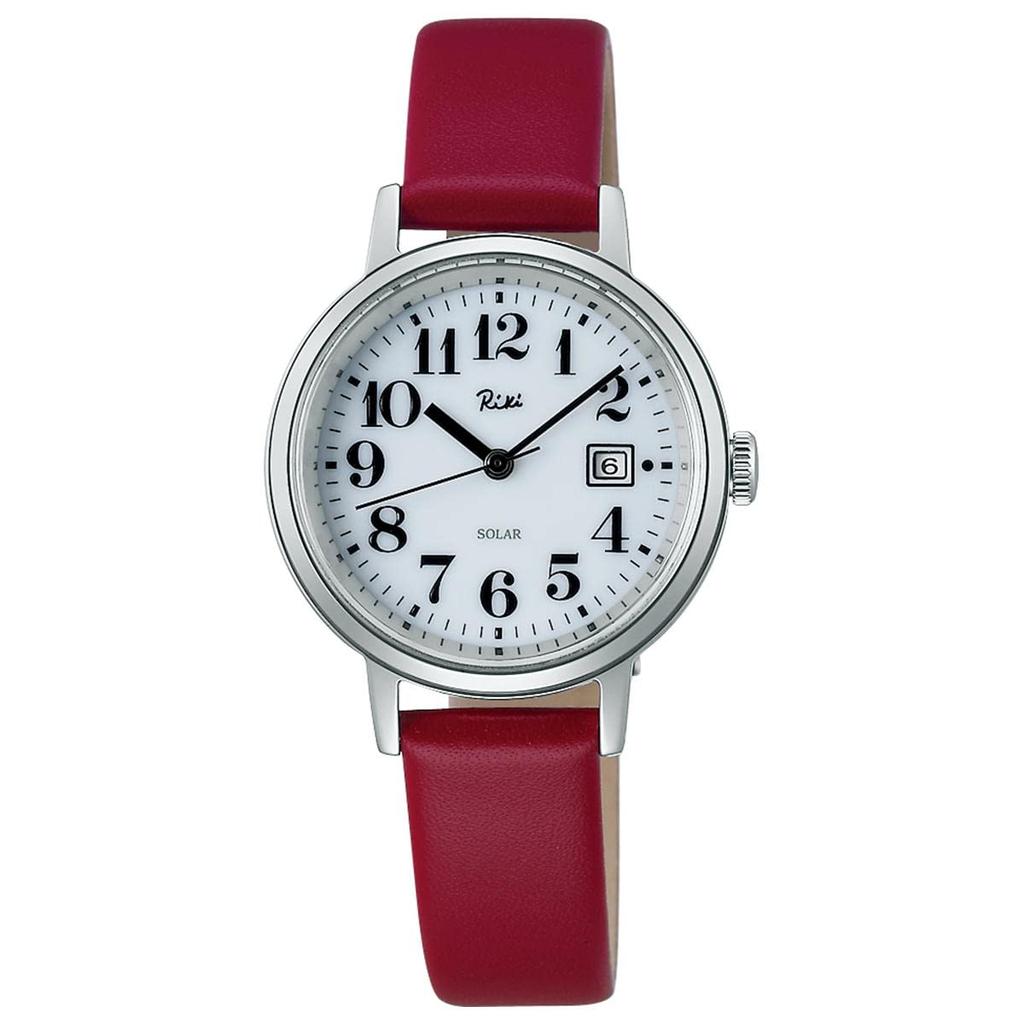 Riki Standard Da Donna Solare AKQD401 Da Donna Argento x Oro Rosa [Orologio Seiko]