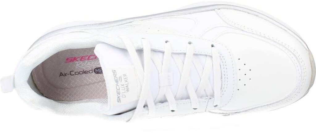 Skechers Relaxed Fit: кроссовки D'Lux Walker- Timeless Path белый/серебристый