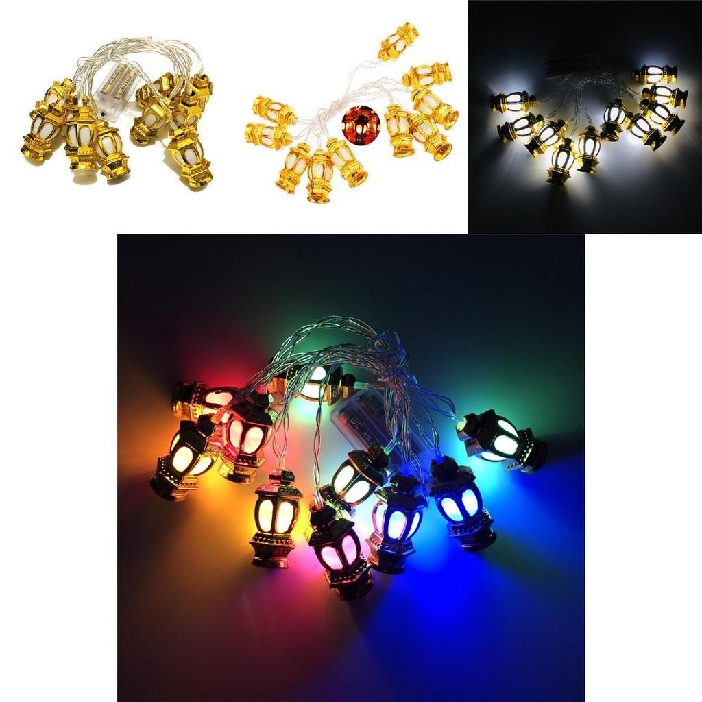 Stunning Eid Mubarak Lantern Led Fairy String Light Hanging Decor For Ramadan