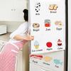 Creative Refrigerator Stickers Kitchen Cabinet Door Stickers Removable Wallpaper Wall Decorative
